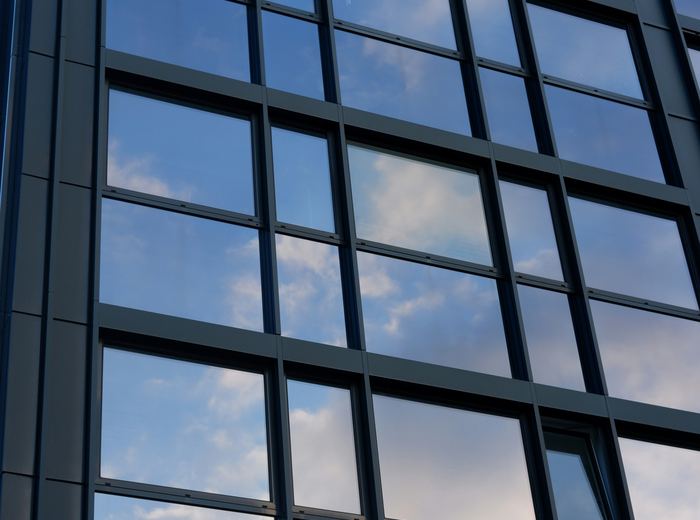 Riverside Office Tower glass facade